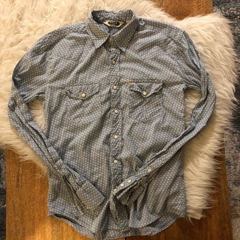 Salt Valley Men's Western Button Up Shirt